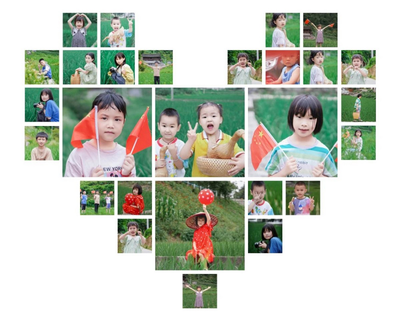 实践团队为农村少年儿童拍摄的写真。2026世界杯官网供图